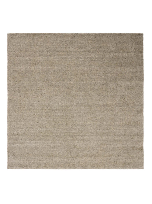 benuta wollen vloerkleed Vera - lichtgrijs - 250x250 cm