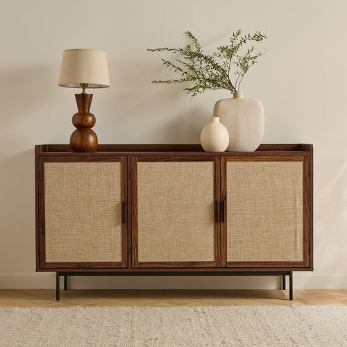 Calicosy - JETSON Dressoir - Donker hout - 39,5x140x79 cm