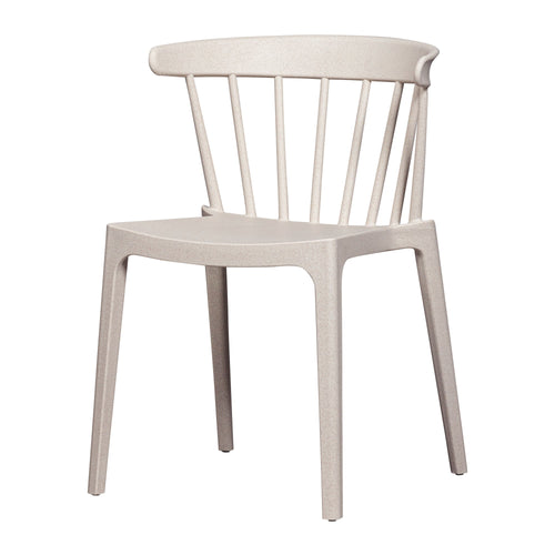 WOOOD tuinstoel Bliss - Kunsstof -  Off White Melange - Set van 2