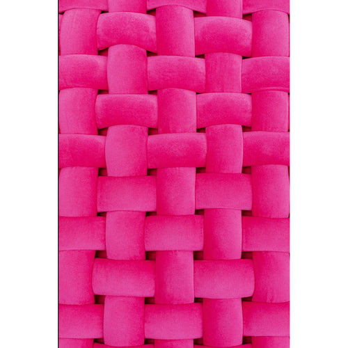 Kare Design Bank Weave fluweel roze