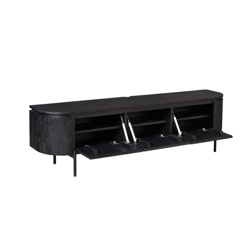Starfurn - Tv meubel Excellent - Zwart - 35x160x45 cm