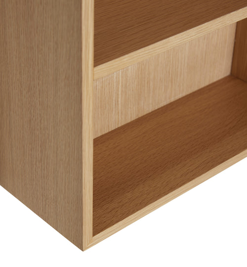 Hübsch plank Kappu - mdf/eikenfineer - 40x15xh100cm