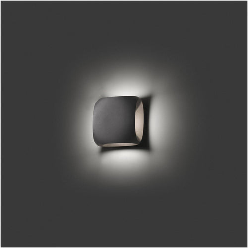 Faro Bu-Oh - LED-buitenwandlamp wit, donkergrijs IP65