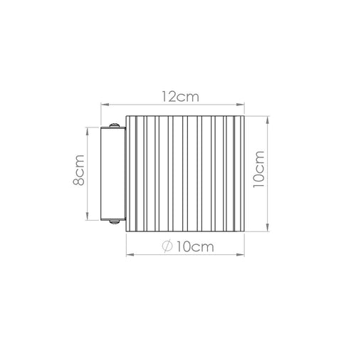 Sollux Lighting Wandlamp AURA roze G9 - 10x12x10cm