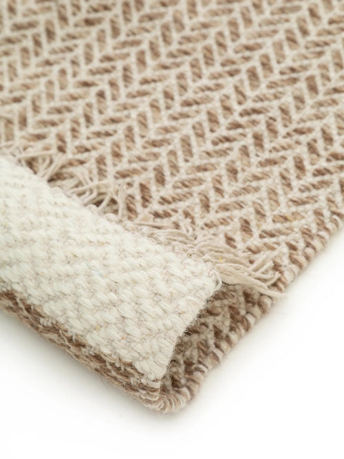 benuta wollen loper Kim - beige - 80x250 cm