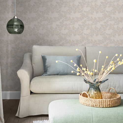 Laura Ashley Vliesbehang - Burnham Dove Grey - 10mx52cm - vtwonen shop