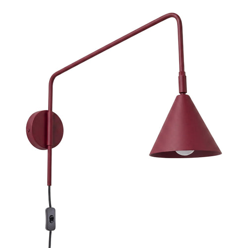 Sollux Lighting Wandlamp NOX bordeaux - 14x61x30cm