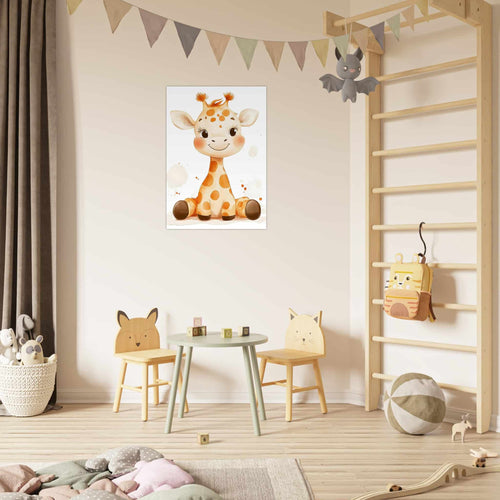Artfulprints  Schattige baby giraffe   poster 30x40 cm - vtwonen shop