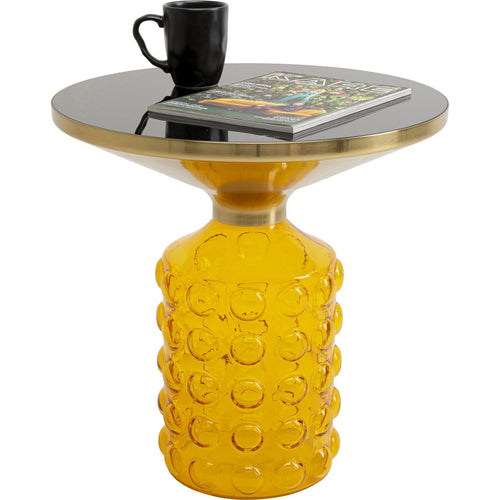 Kare Design Bijzettafel Lola Ø50cm geel - vtwonen shop