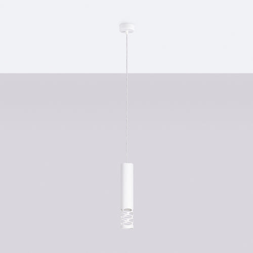 Sollux Lighting Hanglamp LIRO 1 wit - 8x8x125cm