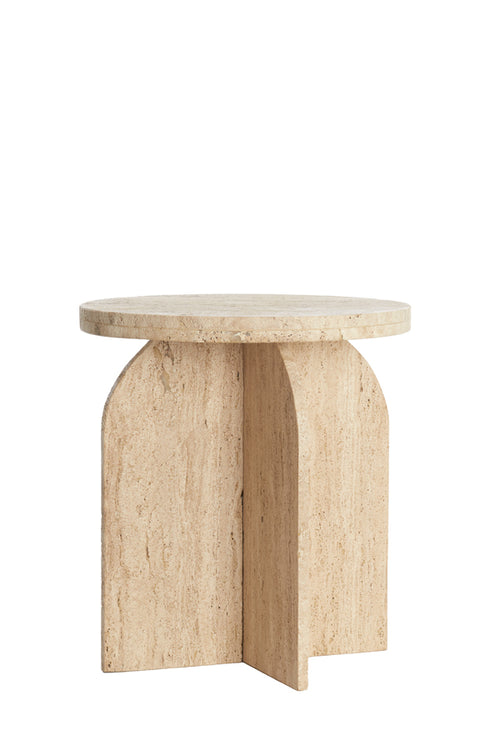 Light & Living bijzettafel OTINIA - Ø41x48cm - bruin - vtwonen shop