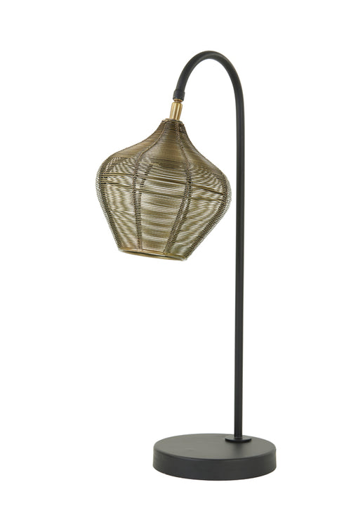 Light & Living tafellamp ALVARO - 27x20x61cm - brons