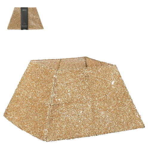Mica Decorations Kerstboomrok - L50 x B50 x H30 cm - Goud