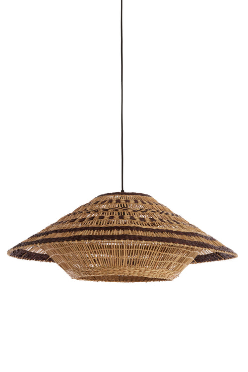 Light & Living hanglamp OWANA - bruin - Ø80x30cm - vtwonen shop
