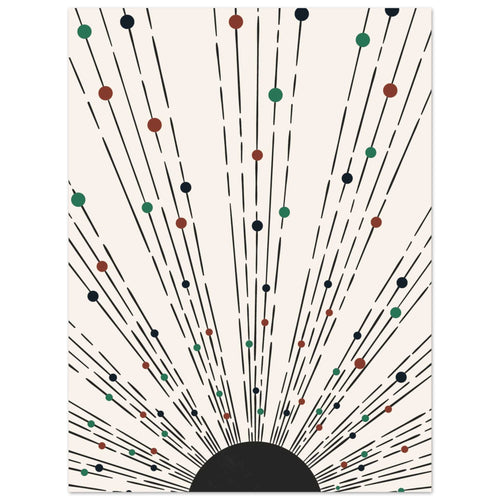 Artfulprints  Boho wall art - Boho arches II   poster 30x40 cm - vtwonen shop