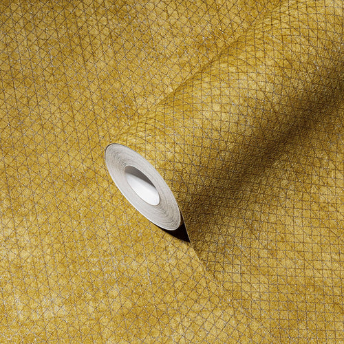 A.S. Création behang effen geel, goud en metallic - 53 cm x 10.05 m - AS-388265 - vtwonen shop