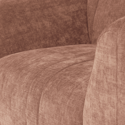 WOOOD fauteuil Omaire - Chenille - Lichtroze