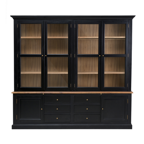 Signature - FONTAINEBLEAU Kast - Zwart - 84x260x54 cm