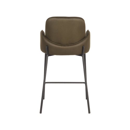 LABEL51 Barkruk Jari - Groen - Zithoogte 65cm - Set van 2