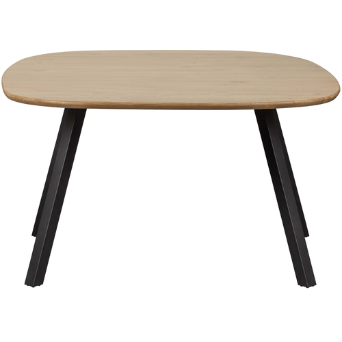 WOOOD eettafel met 2-stand poot Tablo - Eiken - Naturel - 75x130x130 - vtwonen shop