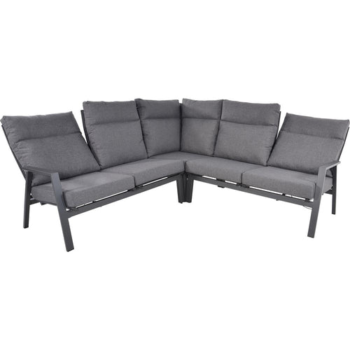 Lesli Living loungebank Ohio - antraciet - 142,5x83x98cm