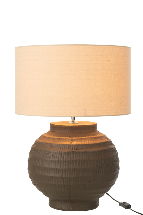 J-Line lamp - terracotta - bruin