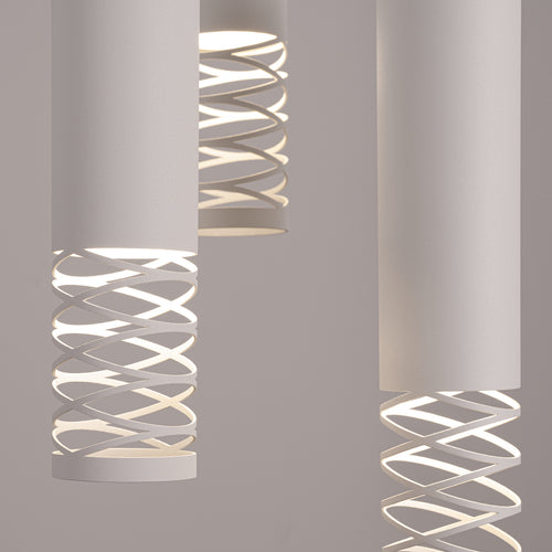 Sollux Lighting Hanglamp LAMI 3P wit - 25x25x125cm
