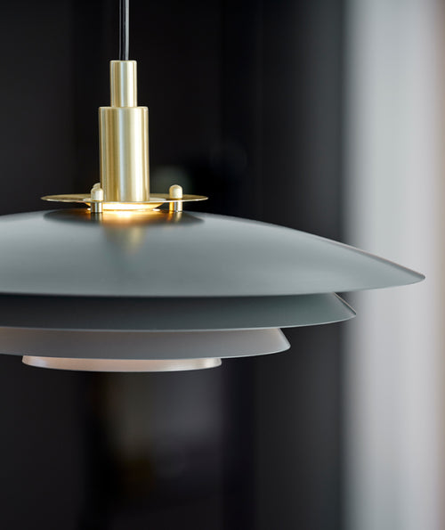 Nordlux Bretagne Hanglamp - Ø38cm - G9 - Grijs
