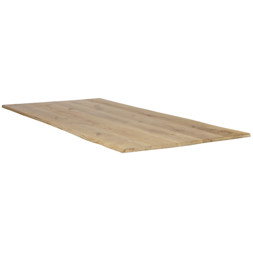 WOOOD boomstam tafelblad Tablo - Eiken - Naturel - 3x199x90 - vtwonen shop