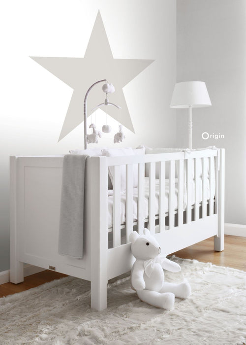 Origin Wallcoverings fotobehang sterren warm grijs - 150 x 279 cm - 357218 - vtwonen shop