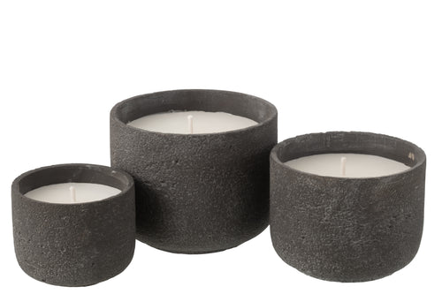 J-Line buitenkaars Rond - donkergrijs - large - 47U