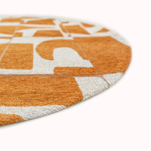 Louis De Poortere vloerkleed Curry - geel - 240x240cm - vtwonen shop