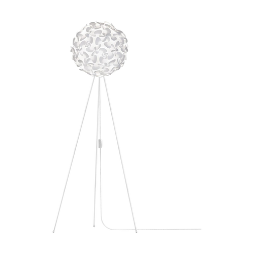 Umage Lora Medium vloerlamp white - met vloer tripod wit - Ø 45 cm