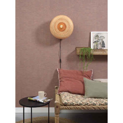 GOOD&MOJO wandlamp Andes - bruin - Ø40cm - vtwonen shop