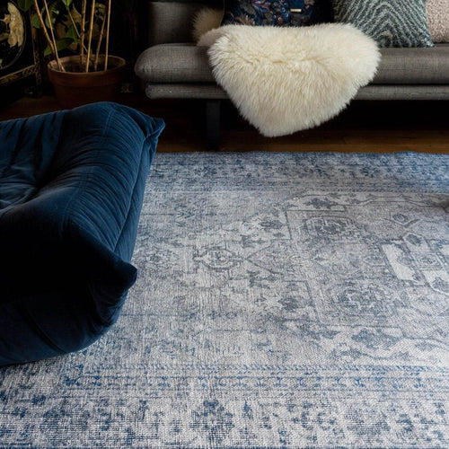 Vintage vloerkleed Duuk Blauw Interieur05