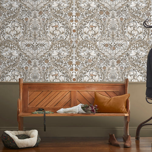 William Morris at Home Fotobehang African Marigold Neutral - vtwonen shop