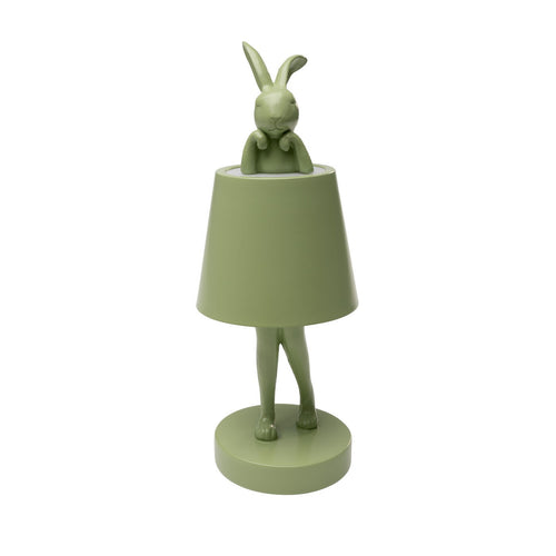Kare Design Tafellamp Animal konijn LED 29cm groen matcha