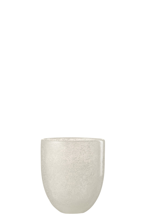 J-Line glas Lisboa - glas - wit - 6 stuks - vtwonen shop