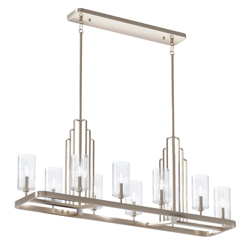 Elstead Kichler Kimrose Bar Hanglamp Gepolijst Nikkel