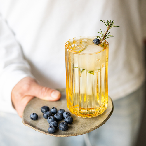 Brut Homeware | Set Gaia | Karaf + 4 Longdrink | oker