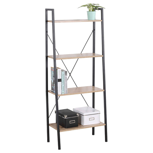 Calicosy - Industriële stijl 4 laags opbergrek LEXIE - 32.5x60x148 cm