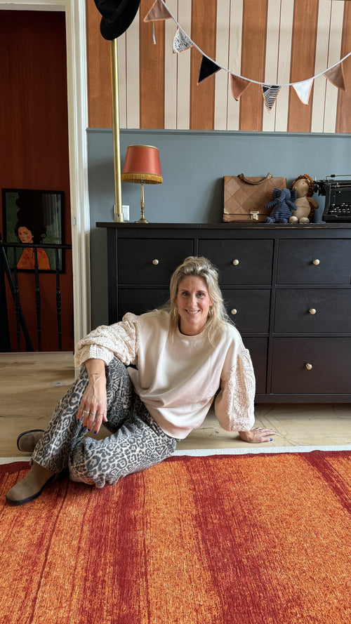 Louis De Poortere vloerkleed Nuage - oranje - 140x200cm