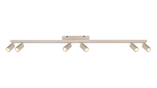 Freelight spot Scolo - 6 lichts - 119  x 14   cm - beige