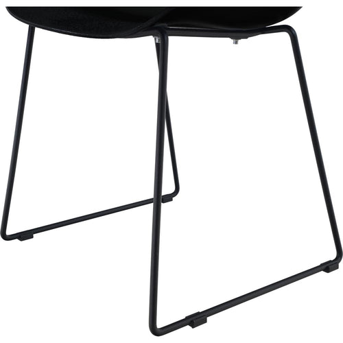 Lesli Living bistrostoel Orly - zwart - 58,5x45,5∕53x79cm - set van 4