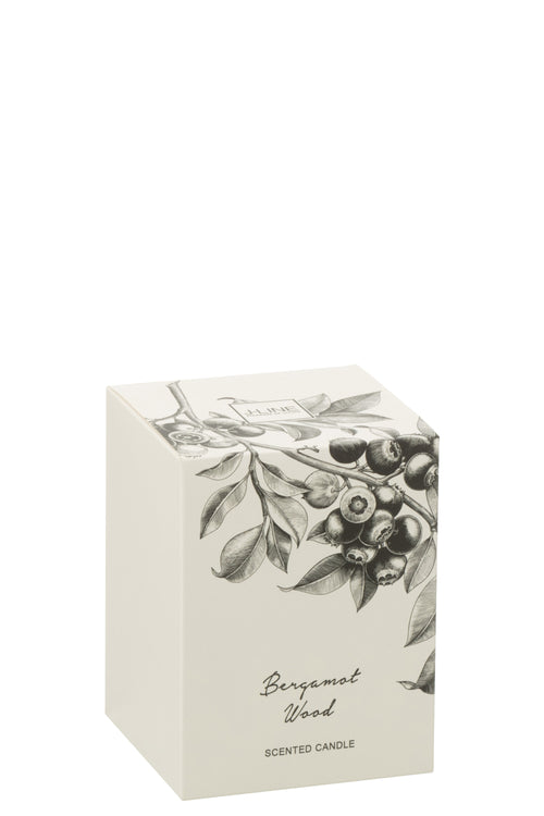 J-Line geurkaars Bergamot Hout - large - 50U - vtwonen shop