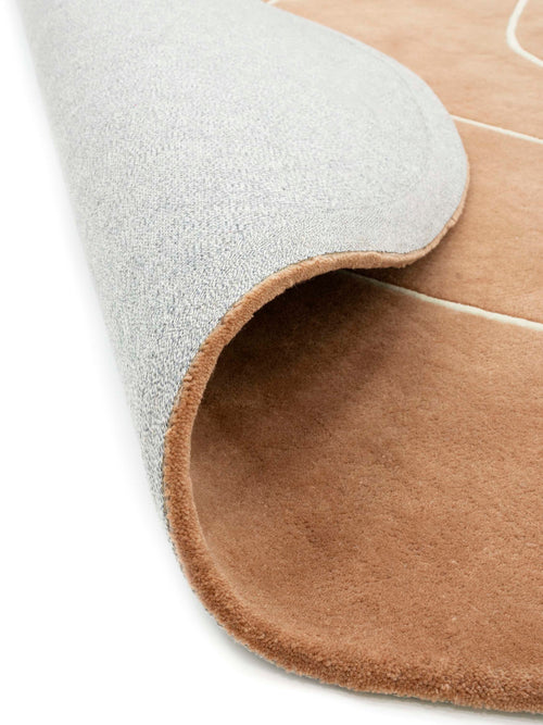 Vloerkleed Abstract en verfijnd Flow of Nature Rond 200 cm Rond - vtwonen shop