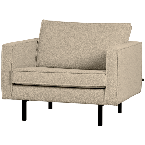 BePureHome fauteuil Rodeo - Bouclé - Beige - 85x105x86 - vtwonen shop