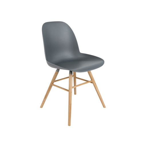 Zuiver Albert Kuip Eetkamerstoelen Donkergrijs - Set van 2 - vtwonen shop