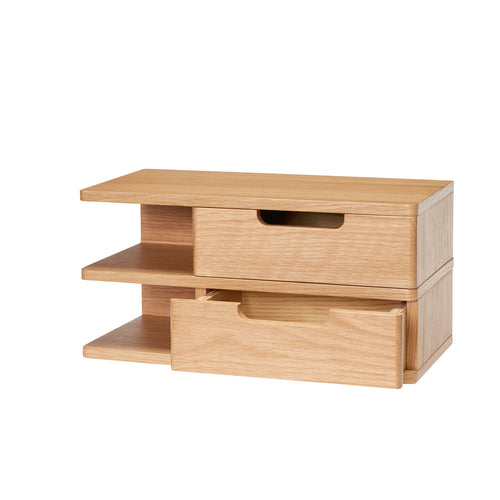 Hübsch nachtkastje Open - mdf/okernfineer - 40x20xh20cm