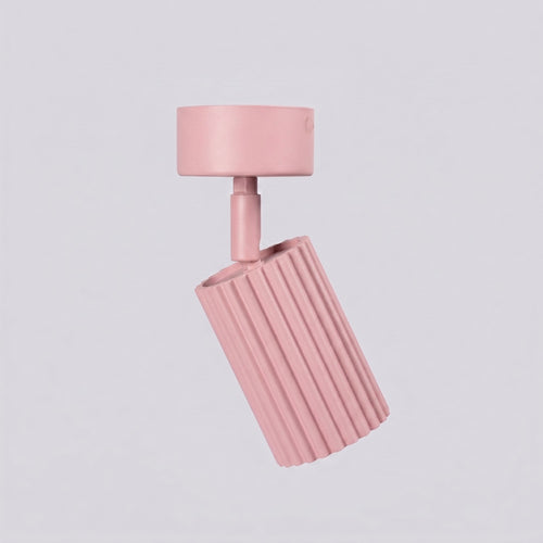 Sollux Lighting Plafondlamp KARBON 1 roze - 7x7x18cm